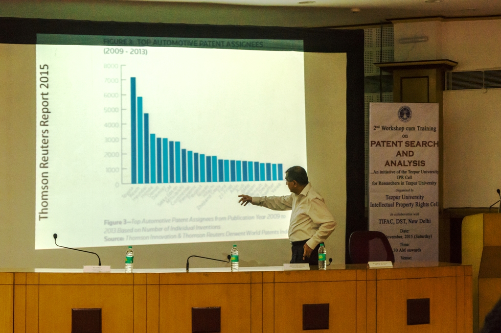 Prof. Ganguli in one of the sessions